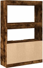 vidaXL Ντουλάπι Καπνιστή Δρυς 92x33x140 εκ. από Επεξεργασμένο Ξύλο