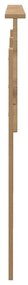 vidaXL Κεφαλάρι Artisan Oak 150 cm Επεξεργασμένο ξύλο