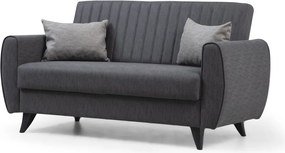 2-Seat Sofa-Bed Alkon - Dark Grey Dark Grey