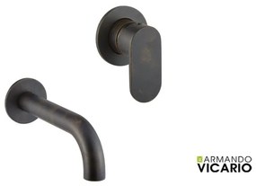 Armando Vicario SLIM Μίκτης εντοιχισμού 1 εξόδου &amp; Στόμιο 20εκ Rusty Black