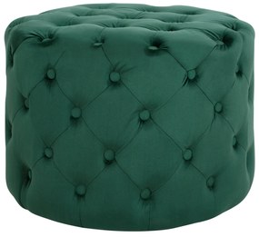 ΣΚΑΜΠΟ KASSIE ΚΥΠΑΡΙΣΣΙ ΒΕΛΟΥΔΟ ΤΥΠΟΥ CHESTERFIELD HM8406.03 Φ60x43Υ εκ.