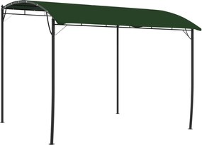 vidaXL Κιόσκι 3 x 3 x 2,55 m Πράσινο