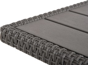 ΣΕΤ ΣΑΛΟΝΙ ΓΩΝΙΑ &amp; ΤΡΑΠΕΖΙ CARSON HM6078.01 ΓΚΡΙ ΣΥΝΘ.RATTAN-ΜΑΞΙΛΑΡΙΑ
