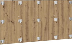 vidaXL Κεφαλάρι κρεβατιού Δρυς τεχνίτης 160x1,5x80 cm