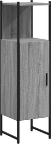 vidaXL Ντουλάπι Μπάνιου Γκρι Sonoma 33x33x120,5 εκ. Επεξεργασμένο Ξύλο
