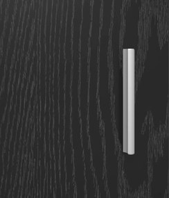 vidaXL Ντουλάπι TV 168 x 33 x 47 εκ. Μαύρη Δρυς Επεξεργασμένο Ξύλο