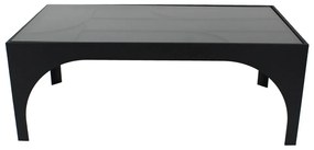 Liberta ARCHES COFFEE TABLE ΜΑΥΡΟ ΜΑΤ 100x55xH38cm 100x55xH38cm 04-1112