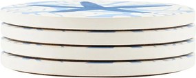 Σουβέρ (Σετ 4τμχ) Estia Shell Shore 07-39295