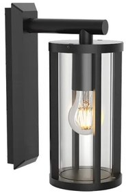 Απλίκα Φωτιστικό Τοίχου E27 15W IP65 Μαύρο E338 Zambelis-E338-Μαύρο E338