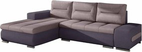 Γωνιακός καναπές Otto-Λιλά - μωβ-Αριστερή