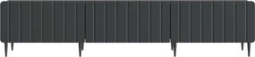 VidaXL Ντουλάπι TV Μαύρο 147 x 34,5 x 32 εκ Επεξεργασμένο Ξύλο