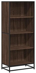 Βιβλιοθήκη καφέ δρυς 60x35x139 cm Ξύλινη κατασκευή - Καφέ