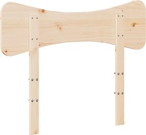 vidaXL Κεφαλάρι 90 εκ. από Μασίφ Ξύλο Πεύκου