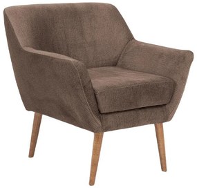 Armchair Carla Fylliana Brown 80*75*85 cm