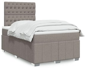 ΚΡΕΒΑΤΙ BOXSPRING ΜΕ ΣΤΡΩΜΑ TAUPE 120X190 ΕΚ. ΥΦΑΣΜΑΤΙΝΟ 3291618