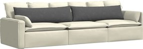vidaXL Μαξιλάρι Καναπέ 2 pcs Σκούρο Γκρι 145 x 40 εκ.