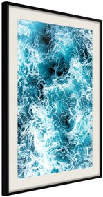 Αφίσα - Sea Foam - 30x45 - Μαύρο - Με πασπαρτού