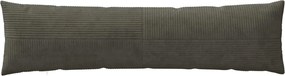 vidaXL Κάλυμμα Μαξιλαριού 2 τμχ. ALMELO Ανθρακί 40 x 145 εκ.