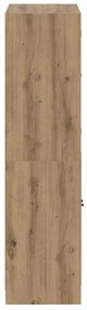 vidaXL Ντουλάπα με Πόρτες Αρτισιανή Δρυς 68x37x142 εκ. Επεξ. Ξύλο