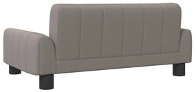 vidaXL Κρεβάτι Σκύλου Taupe 90 x 53 x 30 εκ. Υφασμάτινο