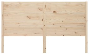 vidaXL Κεφαλάρι Κρεβατιού 206 x 4 x 100 εκ. από Μασίφ Ξύλο Πεύκου