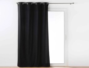Κουρτίνα Twily Douceur d'intérieur - 135x260cm - Μαύρο