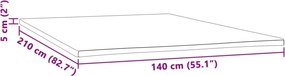 vidaXL Ανώστρωμα 140x210x5 εκ.
