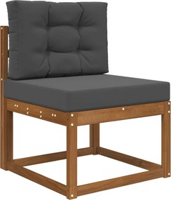 vidaXL Μαξιλάρι Καναπέ Εξωτερικού Χώρου 2 pcs Ανθρακί Πολυεστέρας