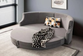 3-Seat Sofa-Bed Letto - Anthracite Anthracite