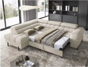 Γωνιακός καναπές Ferucce-Krem-Αριστερή