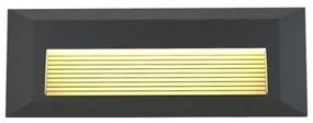 Απλίκα Φωτιστικό Τοίχου Κλιμακοστασίου IP65 LED 3W 3000K-4000K-6000K Mono IT Lighting-80201740-Ανθρακί 80201740