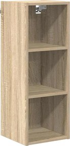 vidaXL Κρεμαστό ντουλάπι με αποθήκευση Δρύς Sonoma 30 x 29,5 x 80 εκ.