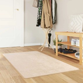 vidaXL Χαλί Runner MARSA Κρεμ 80 x 150 cm Πολυέστερ και PVC