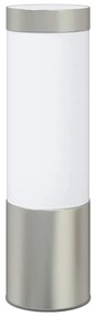 vidaXL Εξωτερικά Φωτιστικά Τοίχου 2 pcs Ασημί 12 x 7.5 x 27 εκ