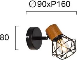 Απλίκα Τοίχου Viokef Vega 4253900