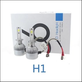 LED C6 H1 Ζευγάρι Φώτα Πορείας 36W