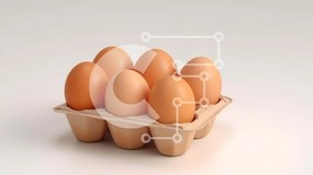 Σετ των 2 Intra Συλλεκτικό Ξύλινο Παζλ Plywood 4mm - Αυγά σε χαρτόκουτο Σε Ξύλινο Κουτί - Διαστάσεις: 10x10 cm – 25 κομμάτια