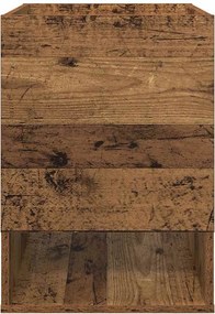 vidaXL End Table Παλιό ξύλο 40 x 40 x 56 εκ. Επεξεργασμένο ξύλο