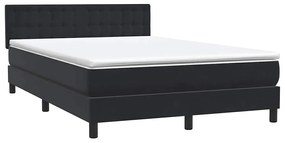 ΚΡΕΒΑΤΙ BOXSPRING ΜΕ ΣΤΡΩΜΑ ΜΑΥΡΟ 1140X210 ΕΚ. ΒΕΛΟΥΔΙΝΟ 3316595