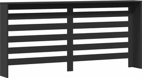 vidaXL Κάλυμμα Καλοριφέρ Μαύρο 175x20x82 εκ. από Επεξεργασμένο Ξύλο