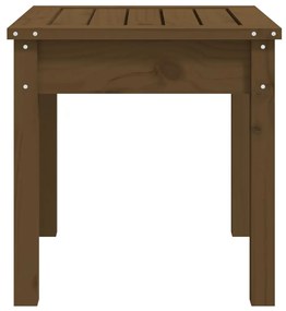 vidaXL Πάγκος Κήπου Μελί 50 x 44 x 45 εκ. από Μασίφ Ξύλο Πεύκου