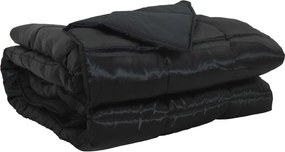 vidaXL Κουβέρτα ολόκληρου του χρόνου Μαύρο 155 x 220 cm