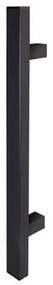 Convex 1031-1200 Ματ Μαύρο Λαβή Εξώθυρας (Ζεύγος)