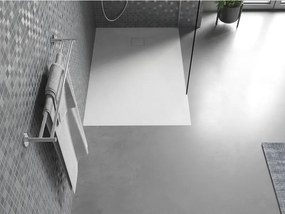 Mexen Bert ορθογώνιος δίσκος ντους SMC 140 x 80 cm, λευκός - 4K108014