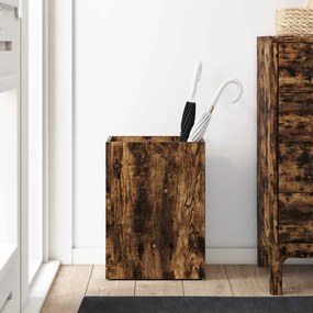 vidaXL Σχέδιο &amp; βάση αποθήκευσης Καπνιστό Δρύς 40 x 20 x 55,5 εκ