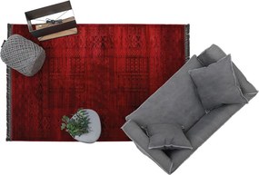 Χαλί (240x350) Royal Carpet Afgan 7504H D.Red