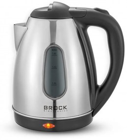 Ηλεκτρικός βραστήρας Brock WK 0601 SS, 1500W, 1.8 l, Ανοξείδωτο, Τριπλή προστασία, Inox