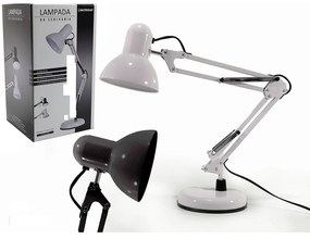 Λάμπα Γραφείου Λευκό/Μαύρο Μέταλλο 60cm Σε 2 Χρώματα-06512922