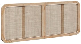 vidaXL Κεφαλάρι με κεφαλάρι Φυσικό 140 x 55 x 3 εκ. Ρατάν