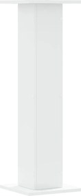 vidaXL Βάσεις Φυτών 2 τεμ. Λευκές 30x30x95 εκ. από Επεξεργασμένο Ξύλο
